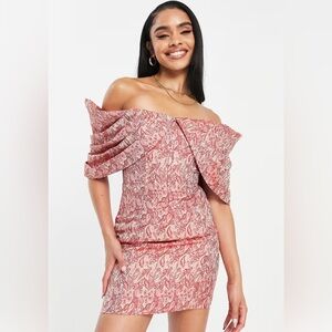 Zara Jacquard Corset Dress